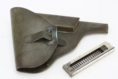 SOLD - Excellent Glisenti M1910 Holster & Magazine