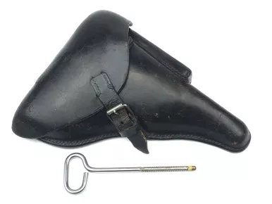 SOLD - Excellent K Date Luger Holster & Cleaning Rod
