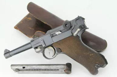 SOLD - Excellent, Matching DWM P.08 Luger - 1920 mfg