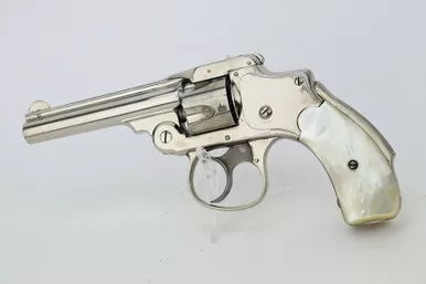 SOLD - Excellent, Nickeled Smith & Wesson Safety Hammerless Revolver