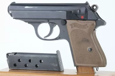 SOLD - Excellent Police Eagle/C Walther PPK - Gray Grip (382820k - 36625 - RJ)