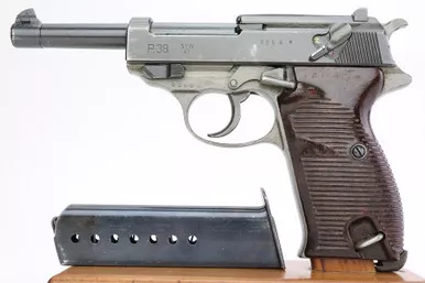 SOLD - Excellent, Scarce SVW 45 Mauser P.38 - Dual-tone Finish