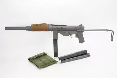 SOLD - Excellent Valkyrie Arms M3A1 Grease Gun w/ Faux Suppressor