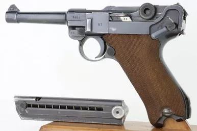 SOLD - Exceptionally Rare 1939 Mauser Banner Luger - Police Eagle K (7861v - 31918)