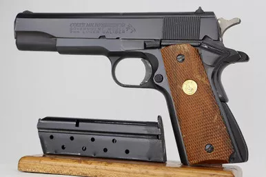 SOLD - Experimental Colt Government Model Series 70 - 9mm