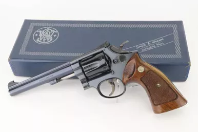 SOLD - Fantastic, Boxed Smith & Wesson K-22 - 1971 mfg