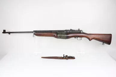 SOLD - Fantastic, Rare Johnson M1941 With Bayonet & Scabbard