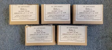 SOLD - Frankford Arsenal .30 M2 Rifle Ammunition (050823-3)