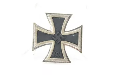 SOLD - German Iron Cross 1st Class - Flat Coke Bottle Pin