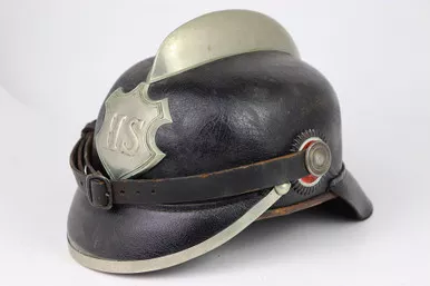SOLD - German Picklehaube Firemans Helmet