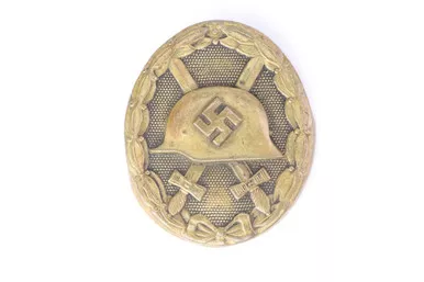 SOLD - Gold Wound Badge