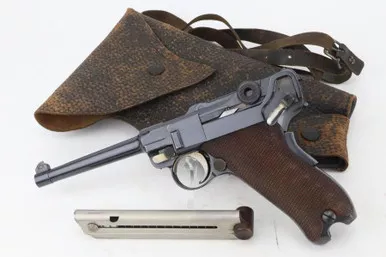 SOLD - Gorgeous 1906 DWM American Eagle Luger Rig