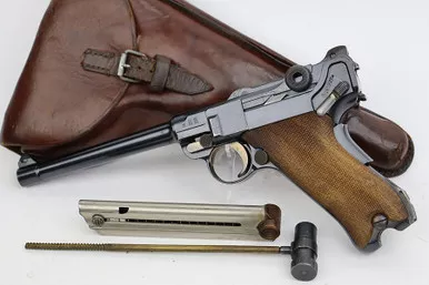 SOLD - Gorgeous DWM Model 1906 Navy Luger Rig