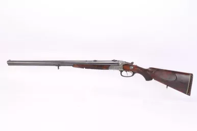 SOLD - Gorgeous, Engraved Greifelt & Co Drilling Rifle - 16 Gauge & 7x65mm