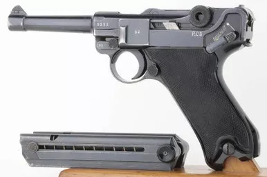 SOLD - Gorgeous Mauser P.08 Luger Rig - Black Widow
