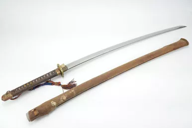 SOLD - Handmade Type 98 Japanese Officer Sword Grouping - Capture Papers