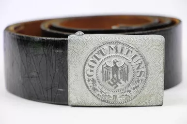 SOLD - Heer Army Belt & Buckle