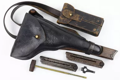 SOLD - Imperial Navy Luger Accessories Rig