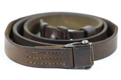 SOLD - K98 Leather Rifle Sling: Eagle/655 Proofed
