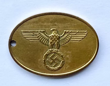 SOLD - Kripo Badge Warrant Disc