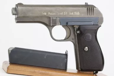 SOLD - Late-War Phosphate CZ Model 27 - With Capture Doc