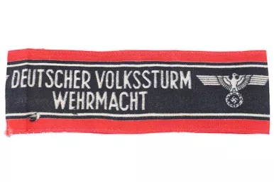 SOLD - Late WW2 Volkssturm Armband