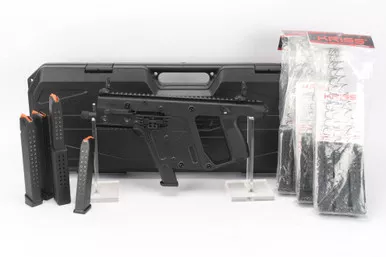 SOLD - Like-New Kriss Vector w/ Extra Mags & Extensions - 9mm Luger