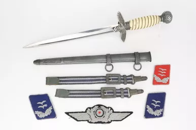 SOLD - Luftwaffe Dagger and Insignia's Set