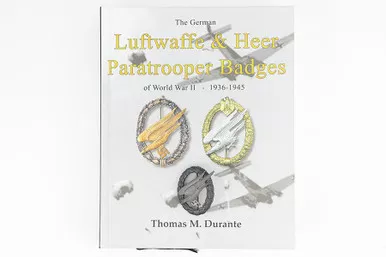 SOLD - Luftwaffe Fallschirmjager Badge - Documented In Book