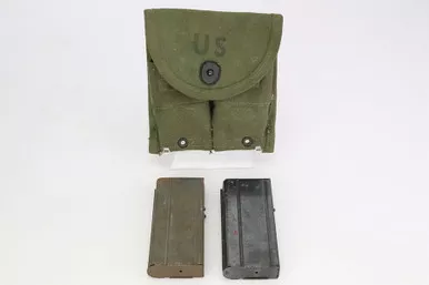 SOLD - M1 Carbine Magazine Pouch with Magazines