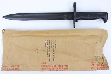 SOLD - M1 Garand Bayonet with Wrapped Scabbard - UFH
