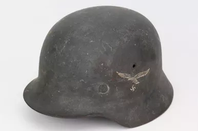 SOLD - M35 Single Decal Reissued Luftwaffe Helmet