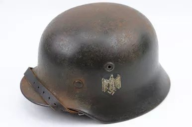 SOLD - M40 Double Decal Heer Army Helmet