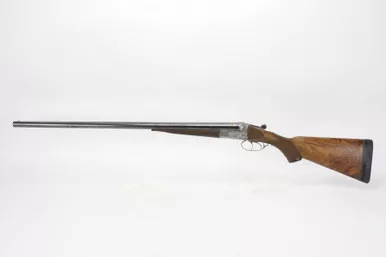 SOLD - Magnificent, Engraved Austrian Side-by-Side Boxlock Shotgun