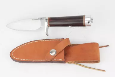 SOLD - Mike Stewart Era BlackJack Woodsman Knife and Sheath
