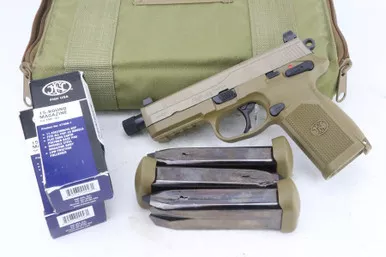 SOLD - Mint, Cased FNP-45 Tactical - Threaded Barrel
