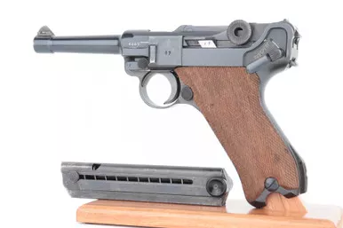 SOLD - Minty 1940 Nazi Mauser Luger - With WW2 Capture Doc