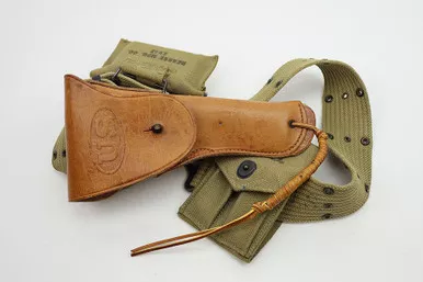 SOLD - Minty 1944 1911A1 Holster - With Belt & First Aid Kit