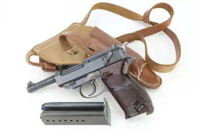 SOLD - Minty 1945 Walther P.38 Rig - GI Mismatch (8156c - 32660)