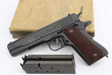 SOLD - Minty, Boxed 1944 Ithaca Model 1911A1