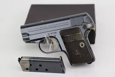 SOLD - Minty, Boxed Colt 1908 Vest Pocket - 1939 Mfg