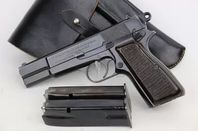 SOLD - Minty Nazi FN Browning High Power Rig (55495b - 25653)