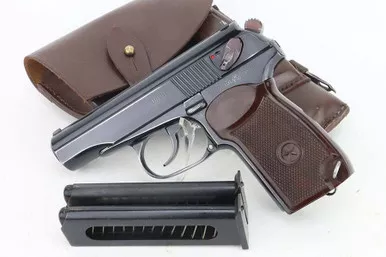 SOLD - Minty Russian Izmash Makarov w/ holster rig- 1976 mfg
