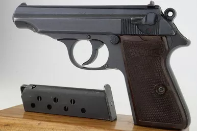 SOLD - Minty, Scarce RJ-Marked Walther PP - Red Grips
