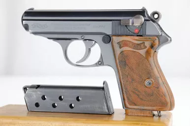SOLD - Minty, Scarce SS Contract Walther PPK - Matching Magazine