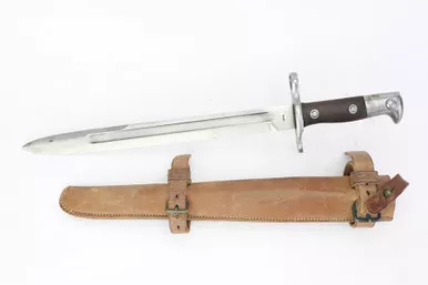 SOLD - MODEL 1892 KRAG BAYONET with RARE CAVALRY SCABBARD