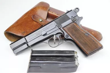 SOLD - Nazi FN Browning High Power Rig (43231a - 14330)