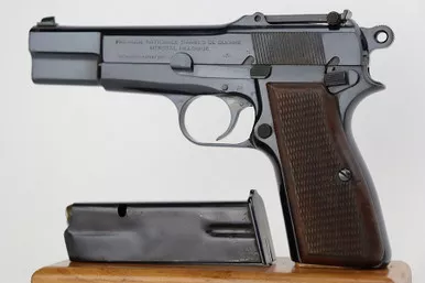 SOLD - Nazi FN Browning High Power - Tangent Sight (80834 - 26836)