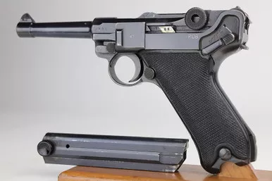 SOLD - Nazi Mauser Luger - Black Widow