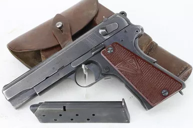 SOLD - Nazi Radom Vis 35 w/ Waffen Rig - Red Grips